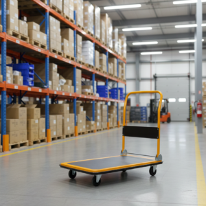 Chariot de Transport Pliable Relamon – Capacité 300 kg – Structure Robuste et Roues Haute Qualité