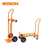 Diable de Manutention Professionnel WOKIN – Chariot Convertible 2-en-1 – Capacité 362 kg